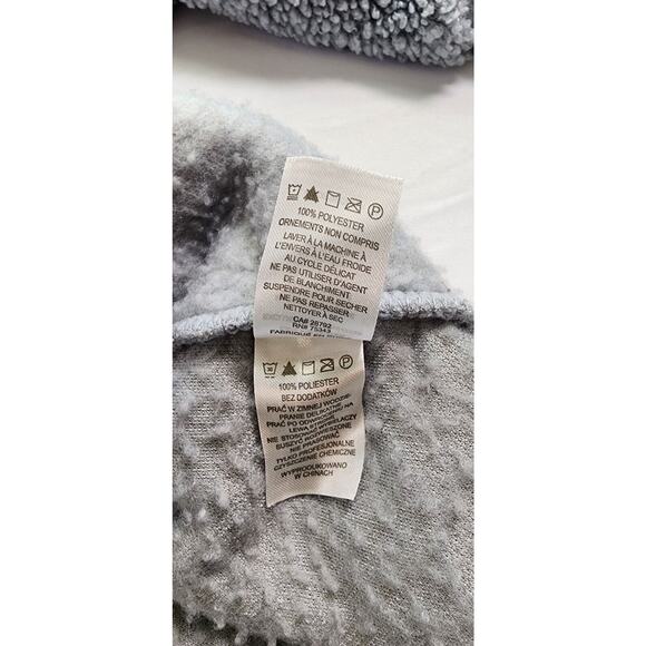 CC California Sweatshirt Womens Large Blue Grey Fleece Long Sleeve Cozy Chic - Picture 9 of 9